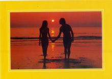 Carica l&#39;immagine nel visualizzatore di Gallery, Cartolina Fantasia Italcards (S/36/13) - Coppia in Spiaggia