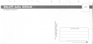 Cartolina Saluti dalla Sicilia - Aci Castello e Trezza ( 51949) - Kina Italia
