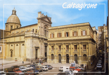 Carica l&#39;immagine nel visualizzatore di Gallery, Cartolina Caltagirone Cattedrale e Scala S.M. del Monte (33223/F) Kina Italia