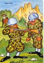 Carica l&#39;immagine nel visualizzatore di Gallery, Cartolina Militare Umoristica &quot;Prime Armi&quot; (F/621) Kina Italia