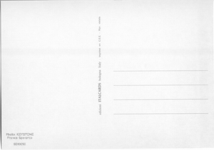 Cartolina Fantasia Italcards B/N (9810293) - Uomo con Ombrello in caduta libera
