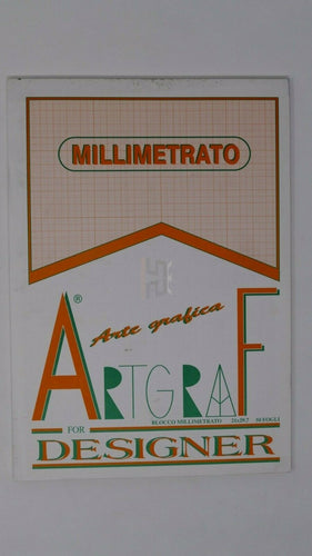 Blocco Carta Millimetrata A4 50 Fogli Artgraf
