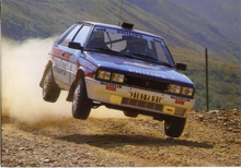 Carica l&#39;immagine nel visualizzatore di Gallery, Cartolina Renault 11 Turbo (Rally)[Jean Ragnotti e Pierre Thimonier] (B) Garami
