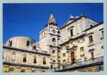 Carica l&#39;immagine nel visualizzatore di Gallery, Cartolina Noto Monastero del SS. Salvatore e Chiesa San Francesco d&#39;Assisi
