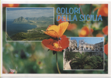 Carica l&#39;immagine nel visualizzatore di Gallery, Cartolina colori della Sicilia (33520/F) Erice - Siracusa - Kina Italia