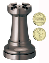 Carica l&#39;immagine nel visualizzatore di Gallery, Rompicapo Torre Nera degli Scacchi - Hanayama - Livello 1 - Black Cast Puzzle Chess Rook*