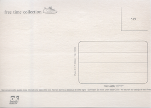Cartolina Collezione Free Time (519) Donna con asciugamano - Italcards Bologna