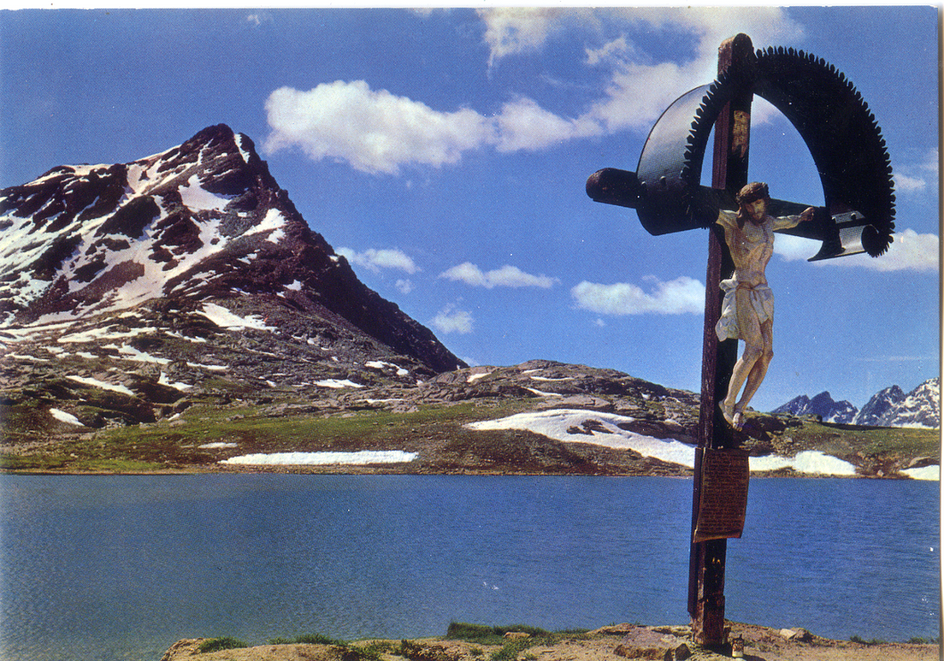 Cartolina Crocifisso del Lago Bianco - Passo di Gavia (602/1) SAR