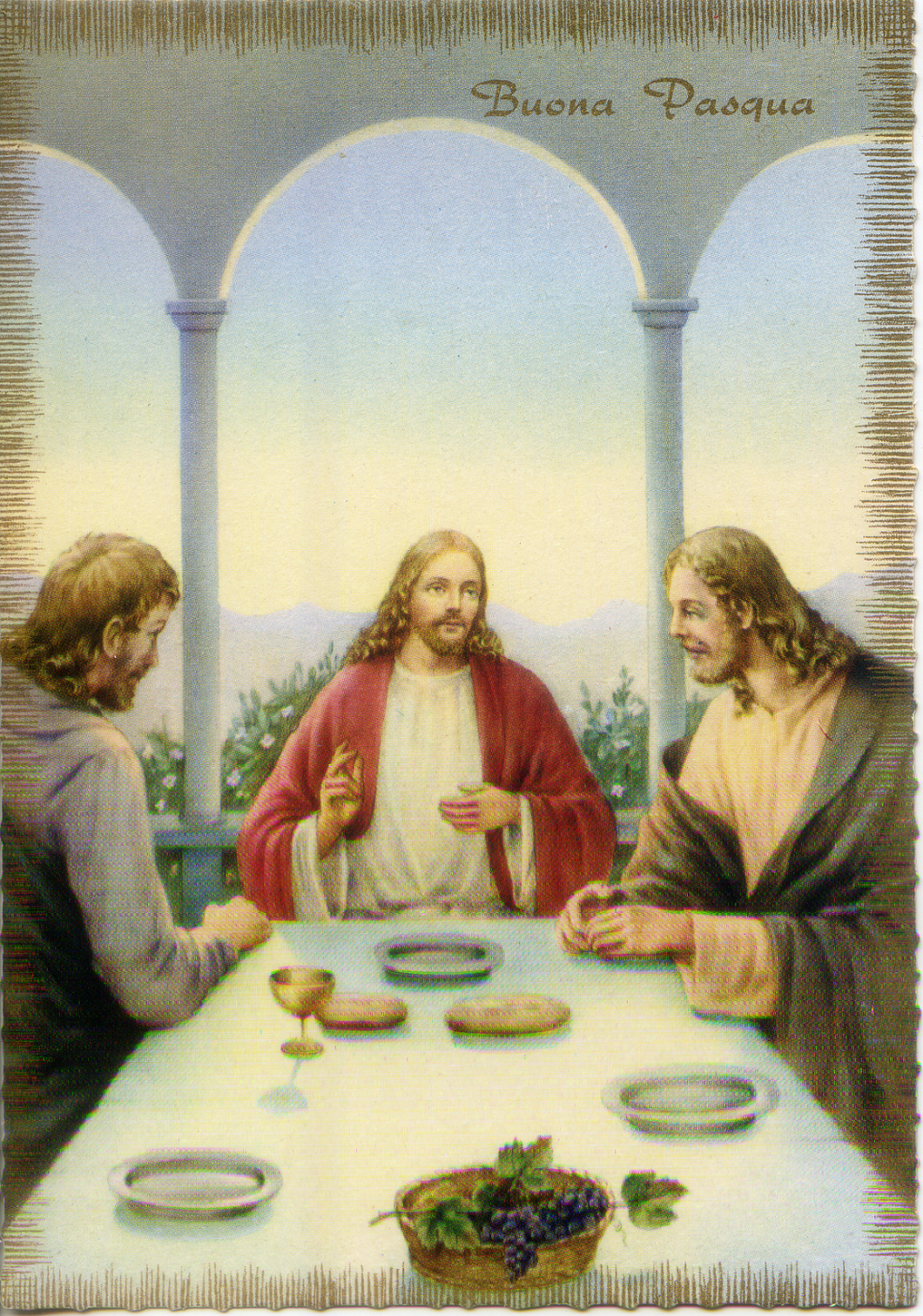 Cartolina Buona Pasqua Saemec S/272[4] - Tema Sacro