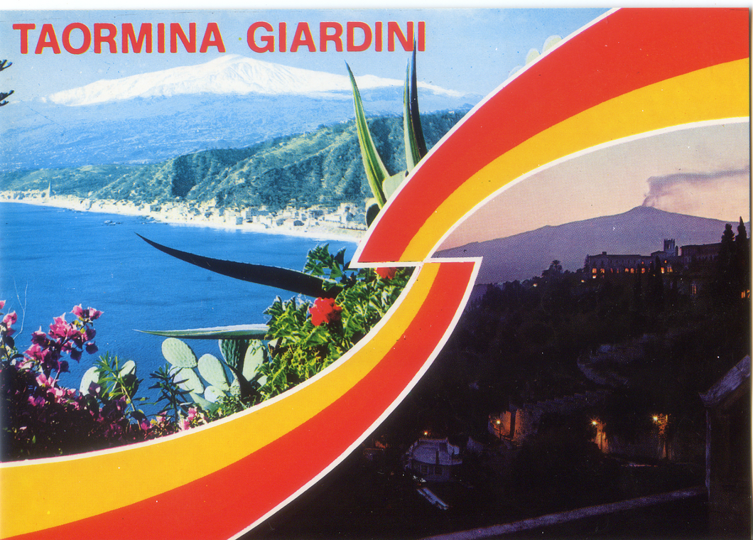 Cartolina Taormina Giardini (110) Edizione Arcangelo Santagati Editore
