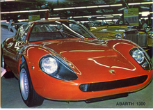Carica l&#39;immagine nel visualizzatore di Gallery, Cartolina Automobile Abarth 1300 (544/1) Continental S.r.l.