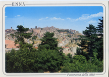 Carica l&#39;immagine nel visualizzatore di Gallery, Cartolina  Enna Panorama della Città (156) Italcards