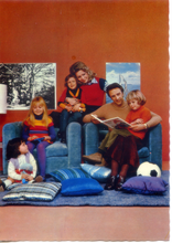 Carica l&#39;immagine nel visualizzatore di Gallery, Cartolina Famiglia Anni 60/70 Postcard Family 60s/70s (10) Cecami [935]