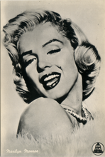 Carica l&#39;immagine nel visualizzatore di Gallery, Cartolina Marilyn Monroe - Garami Milano