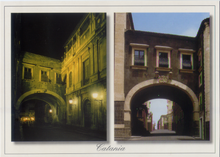 Carica l&#39;immagine nel visualizzatore di Gallery, Cartolina Catania Via Crociferi [51660/C] Kina Italia