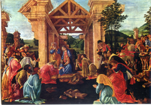 Carica l&#39;immagine nel visualizzatore di Gallery, Cartolina L&#39;Adorazione dei Magi - Botticelli (2/8909/12) Garami Milano