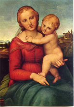Carica l&#39;immagine nel visualizzatore di Gallery, Cartolina La Madonna - Raffaello Sanzio (2/8900/04)  Garami Milano