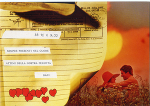 Cartolina Telegramma Amoroso (F/630) Kina Italia (3)