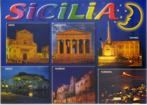 Cartolina Sicilia (1011) - Officina Grafica Bolognese