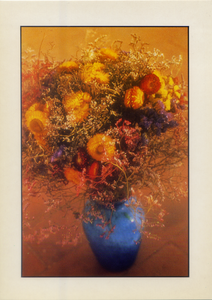 Cartolina Fantasia Italcards (9820160) - Vaso con fiori