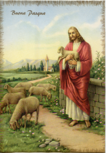 Cartolina Buona Pasqua Saemec S/272[6] - Tema Sacro