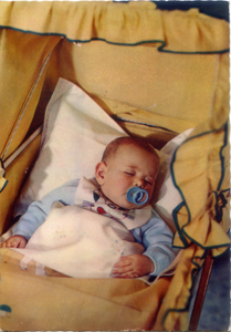 Cartolina Bimbo in Culla Postcard Baby Cecami 808 (12)