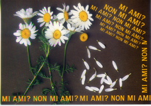 Carica l&#39;immagine nel visualizzatore di Gallery, Cartolina Fantasia Italcards (9810212) - Margherite - Mi ami non mi ami