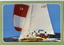 Carica l&#39;immagine nel visualizzatore di Gallery, Cartolina Barca a Vela Captain Moonlight (2/457/R) GM Milano