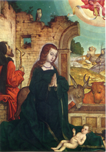 Carica l&#39;immagine nel visualizzatore di Gallery, Cartolina La Natività-Juan de Flandes (2/8917/18) Garami Milano