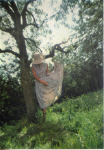 Carica l&#39;immagine nel visualizzatore di Gallery, Cartolina Postcard Donna in Campagna con Alberi 2/1246/C Garami Milano Anni &#39;80