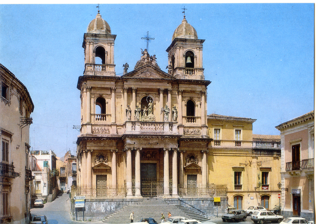 Cartolina Acireale San Domenico (24842) Kina Italia Anni '80