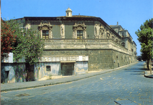 Cartolina Catania Palazzo Biscari [26953] Kina Italia - Vintage