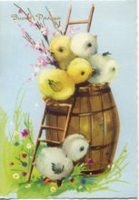 Carica l&#39;immagine nel visualizzatore di Gallery, Cartolina Buona Pasqua Saemec (S/393-3)