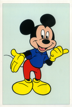 Carica l&#39;immagine nel visualizzatore di Gallery, Cartolina Walt Disney Topolino 12 x 17