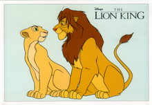 Carica l&#39;immagine nel visualizzatore di Gallery, Cartolina Walt Disney Il Re Leone &quot;The Lion King&quot; 12 x 17