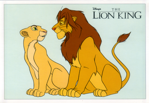 Cartolina Walt Disney Il Re Leone "The Lion King" 12 x 17
