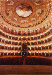 Cartolina Catania Teatro Massimo Bellini [Interno] (40352/C) Kina Italia