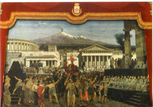 Carica l&#39;immagine nel visualizzatore di Gallery, Cartolina Catania Teatro Massimo Bellini-Telone di G. Sciuti - Kina Italia
