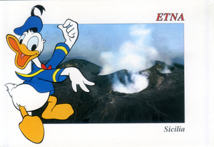 Cartolina Walt Disney Etna - Coni Fruttivi