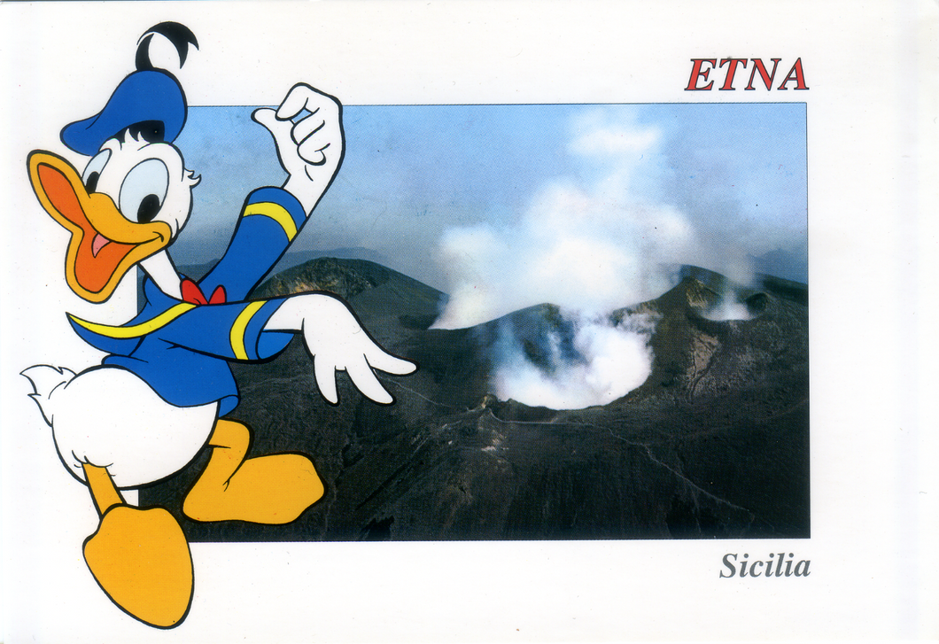 Cartolina Walt Disney Etna - Coni Fruttivi
