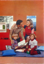 Carica l&#39;immagine nel visualizzatore di Gallery, Cartolina Famiglia Anni 60/70 Postcard Family 60s/70s  (1) Cecami [935]