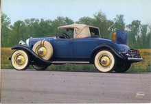Carica l&#39;immagine nel visualizzatore di Gallery, Cartolina Auto d&#39;Epoca Cadillac 1931 V 8 Sport Roadster  Garami Milano
