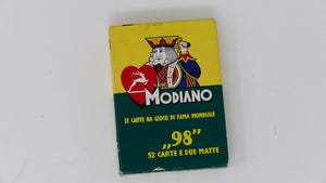 Carte da gioco Poker "98" Modiano - Dorso Rosso
