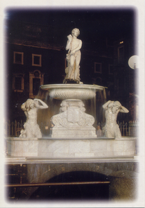 Cartolina Catania Fontana dell'Amenano [Notturno] (48918/C) Kina Italia