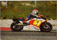 Carica l&#39;immagine nel visualizzatore di Gallery, Cartolina Moto GP -Honda n°1 - Freddie Spencer (F/636) Kina Italia (6)