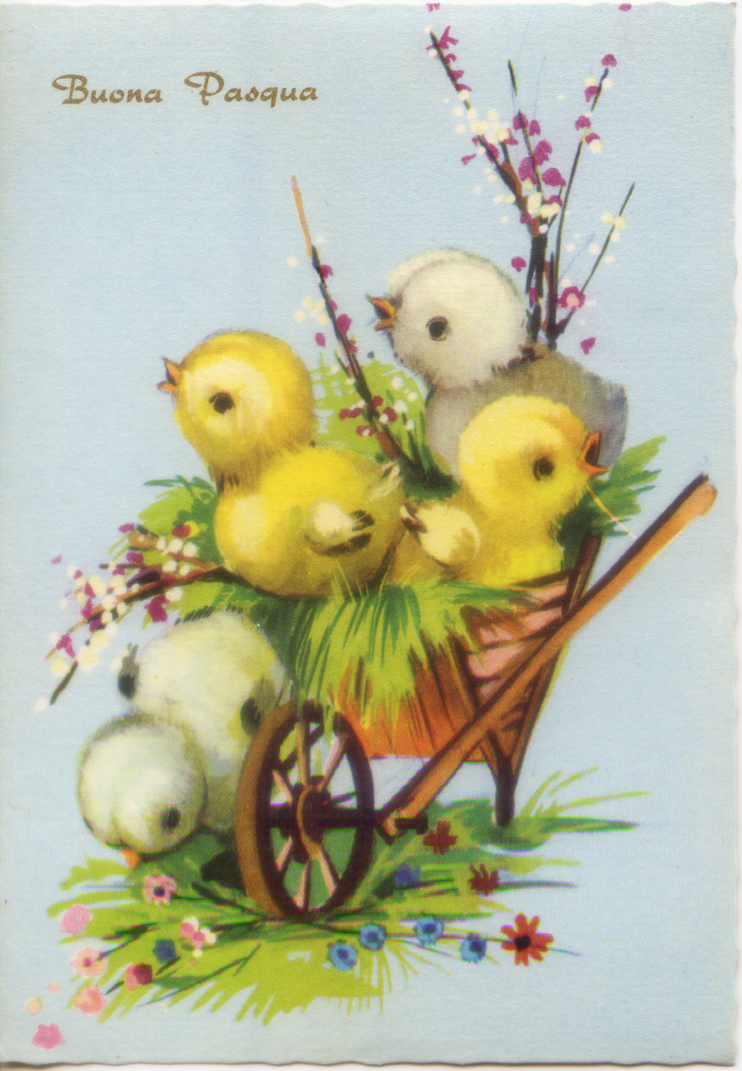 Cartolina Buona Pasqua Saemec (S/393-4)
