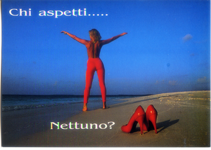 Cartolina Fantasia Italcards (S/36/12) - Chi aspetti... Nettuno ?