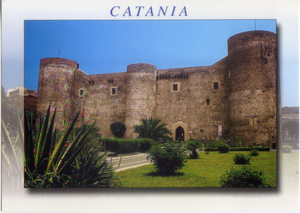 Cartolina Catania Castello Ursino [55807] Kina Italia