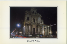 Carica l&#39;immagine nel visualizzatore di Gallery, Cartolina Catania S.Placido Chiesa e Convento(0110)Labcolor-Studio Graphicus-CT