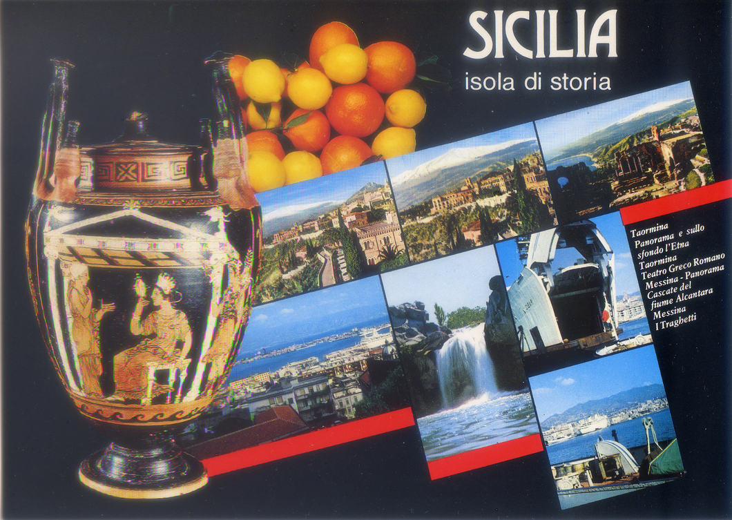 Cartolina Sicilia isola di storia (26272-F) - Kina Italia